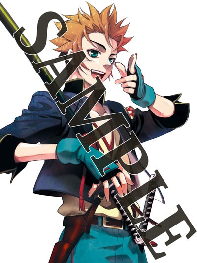 A賞「市村鉄之助タペストリー」のイラスト。(c)黒乃奈々絵/マッグガーデンIllustration：黒乃奈々絵