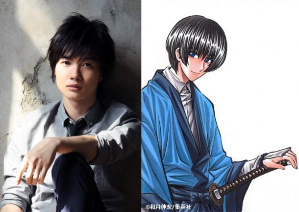 神木隆之介（左）と彼が演じる瀬田宗次郎。