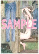 COMIC ZINで配布される特典のイラスト。