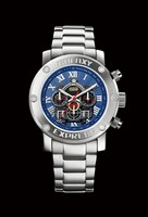 「銀河鉄道999 -時空の旅人- 松本零士画業60周年 記念クロノグラフ」シルバーモデル (c)松本零士・東映アニメーション