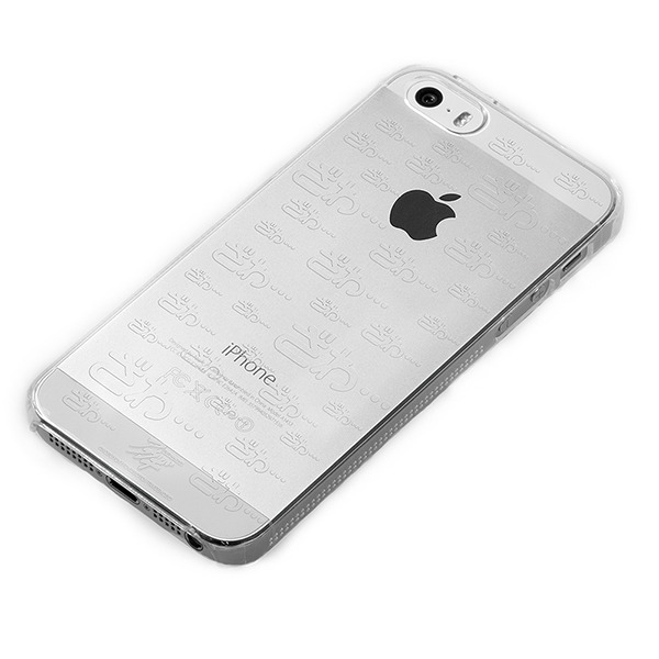 「iPhone5/5sケース ざわざわCLEAR」