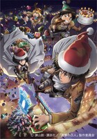 進撃の巨人キャンペーン第3弾のキービジュアルを使用した「オリジナルステッカー」。(c)諫山創・講談社／「進撃の巨人」製作委員会