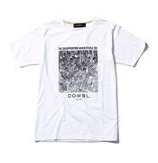 「DOWBL×新宿スワン Tシャツ　歌舞伎町ver.」 ホワイト ※画像はサンプル