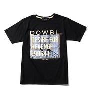 「DOWBL×新宿スワン Tシャツ　真虎ver.」ゴールドブラック ※画像はサンプル