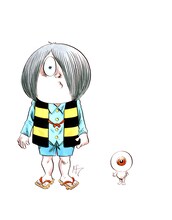 水木しげる「ゲゲゲの鬼太郎」カット (c)水木プロダクション