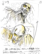 コラボCMの絵コンテ。(c)諫山創／講談社