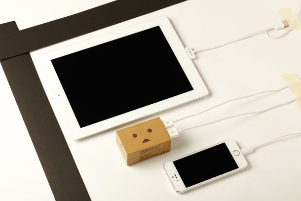 「cheero Power Plus DANBOARD version‐mini‐」使用例。