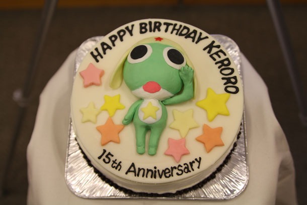 「ケロロ バースデー＆新プロジェクト発表会」に登場したケーキ。