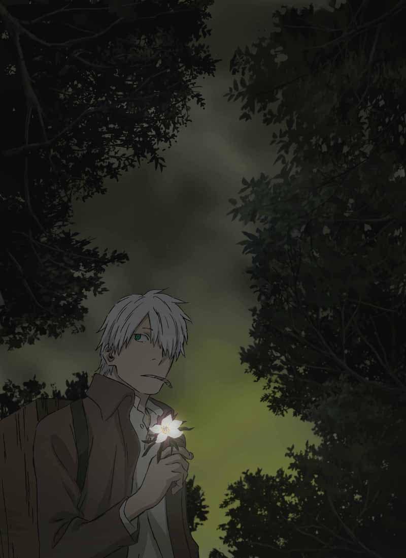 アニメ「蟲師 特別篇『日蝕む翳』」キービジュアル (c)漆原友紀