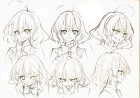 走り鳰の設定画。(C)高河ゆん・南方純／KADOKAWA刊／「悪魔のリドル」製作委員会