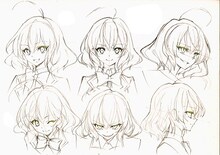 走り鳰の設定画。(C)高河ゆん・南方純／KADOKAWA刊／「悪魔のリドル」製作委員会