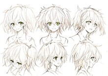 一ノ瀬晴の設定画。(C)高河ゆん・南方純／KADOKAWA刊／「悪魔のリドル」製作委員会