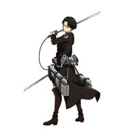 リヴァイの描き下ろしイラスト。(c)諫山創／講談社 (c)S&P・SKS Project