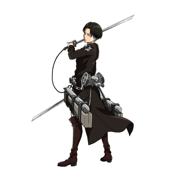 リヴァイの描き下ろしイラスト。(c)諫山創／講談社 (c)S&P・SKS Project