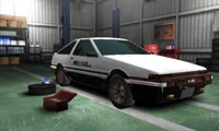 「頭文字D パーフェクトシフト ONLINE」のゲーム画面。(c)しげの秀一／講談社 (c)SEGA All manufacturers, cars, names, brands and associated imagery featured in this game are trademarks and/or copyrightedmaterials of their respective owners. All rights reserved.