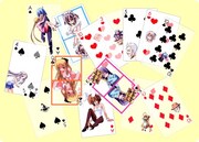 「ハヤテのごとく！」39巻の特別版に付属している、「キャラ入りスケルトントランプ」。