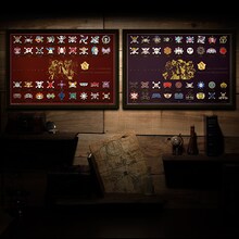 「ONE PIECE 15th Anniversary 海賊旗コンプリートピンズコレクション」(c)尾田栄一郎／集英社・フジテレビ・東映アニメーション