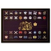 「ONE PIECE 15th Anniversary 海賊旗コンプリートピンズコレクション」セットII (c)尾田栄一郎／集英社・フジテレビ・東映アニメーション