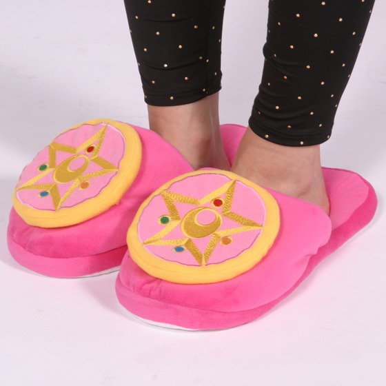 クリスタルスター柄ルームシューズ (C)Naoko Takeuchi (C)武内直子・PNP・東映アニメーション