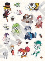 「鬼灯の冷徹」12巻限定版に付く描き下ろしキャラクターシール。