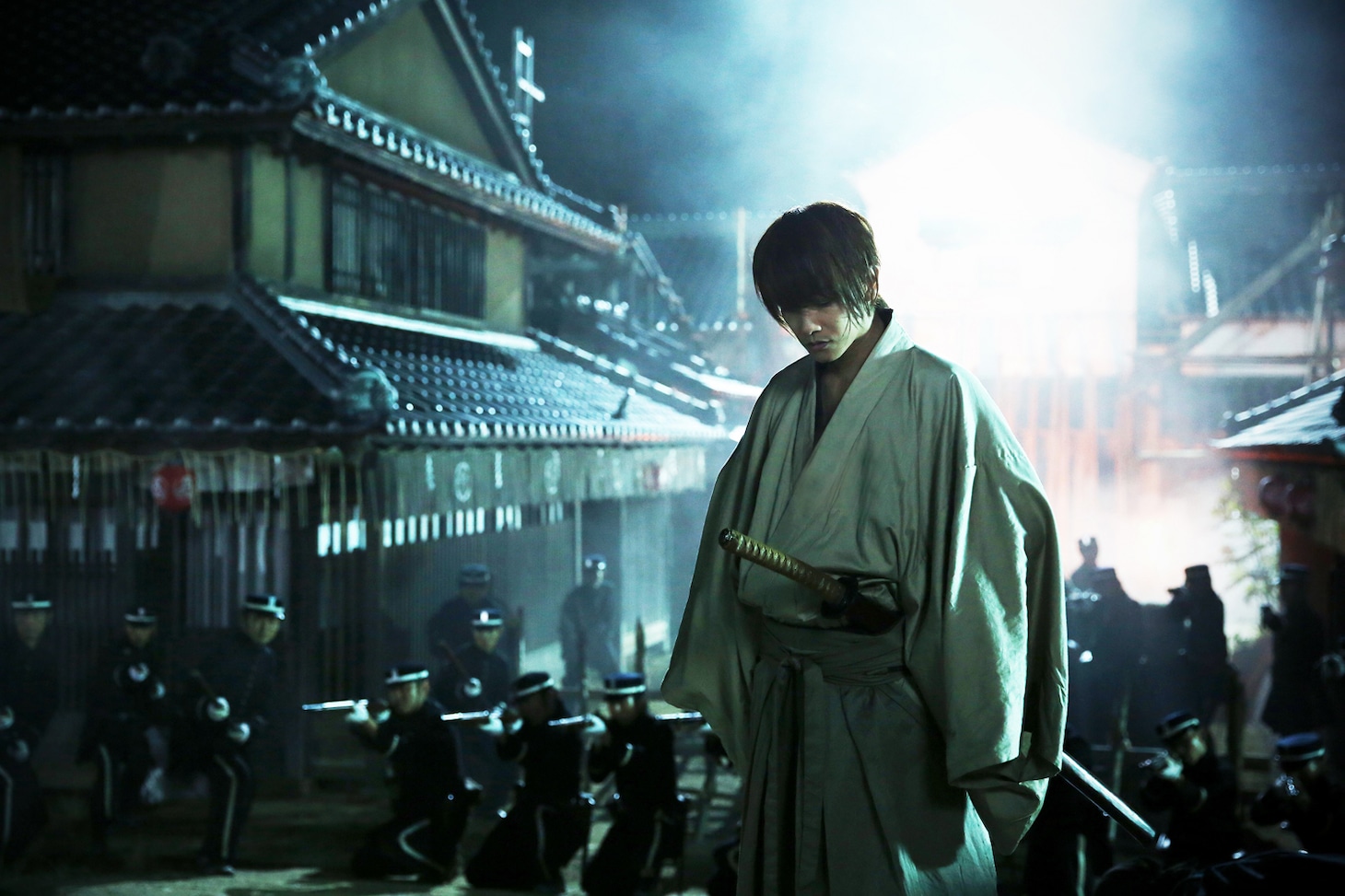 映画「るろうに剣心 京都大火編 / 伝説の最期編」ビジュアル (c)和月伸宏／集英社 (c)2014「るろうに剣心 京都大火／伝説の最期」製作委員会