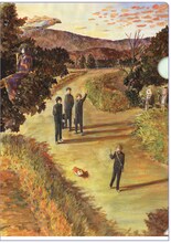 G賞「ステーショナリー」A4クリアファイル（セット3）(c)緑川ゆき・白泉社／「夏目友人帳」製作委員会