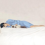 「新テニスの王子様 カベデコール 越前リョーマ」ステッカーシートのサイズは高さ約60㎝、横幅約175㎝。(c)許斐剛/集英社・NAS・新テニスの王子様プロジェクト