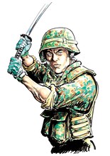 半村良原作による森秀樹「戦国自衛隊」カット