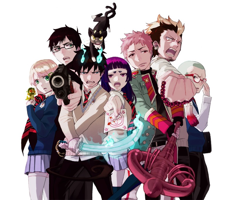 「青の祓魔師」のキャラクター。果たして1位は誰の手に。