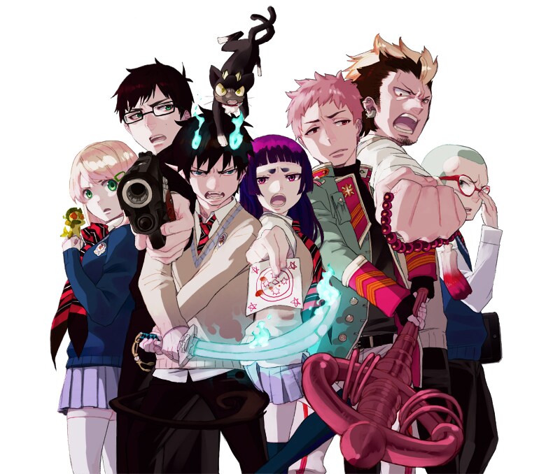 「青の祓魔師」のキャラクター。果たして1位は誰の手に。