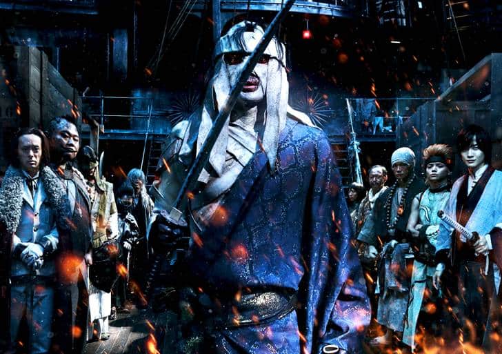 るろうに剣心 十本刀引き連れた志々雄のビジュアル公開 コミックナタリー