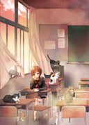 「ジャンプ小説新人賞 キャラクター小説部門」のためにPEACH-PITが描いたイラスト。 (c)PEACH-PIT／集英社