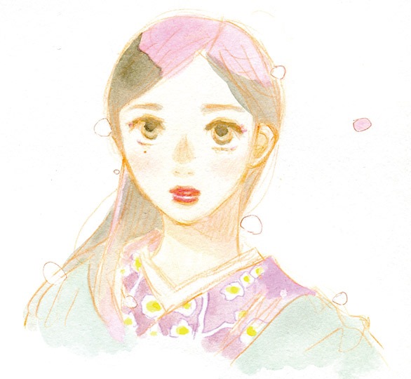 かわかみじゅんこ「中学聖日記」予告カット