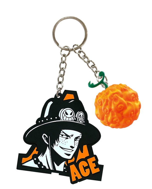 H賞「悪魔の実キーホルダー」エース (c)尾田栄一郎／集英社・フジテレビ・東映アニメーション