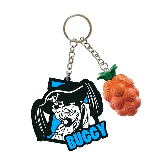 H賞「悪魔の実キーホルダー」バギー (c)尾田栄一郎／集英社・フジテレビ・東映アニメーション