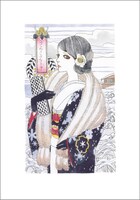 安野モヨコの複製原画「うろこクラッチ」。(c)MOYOCO ANNO/Cork