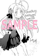 「ライコネンの熱帯魚 完全版」の、メロンブックスで配布される特典の絵柄。