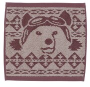 F賞「ジャガードハンドタオル」グリズリーくん (c)ヒガアロハ・小学館／しろくまカフェ製作委員会 2012