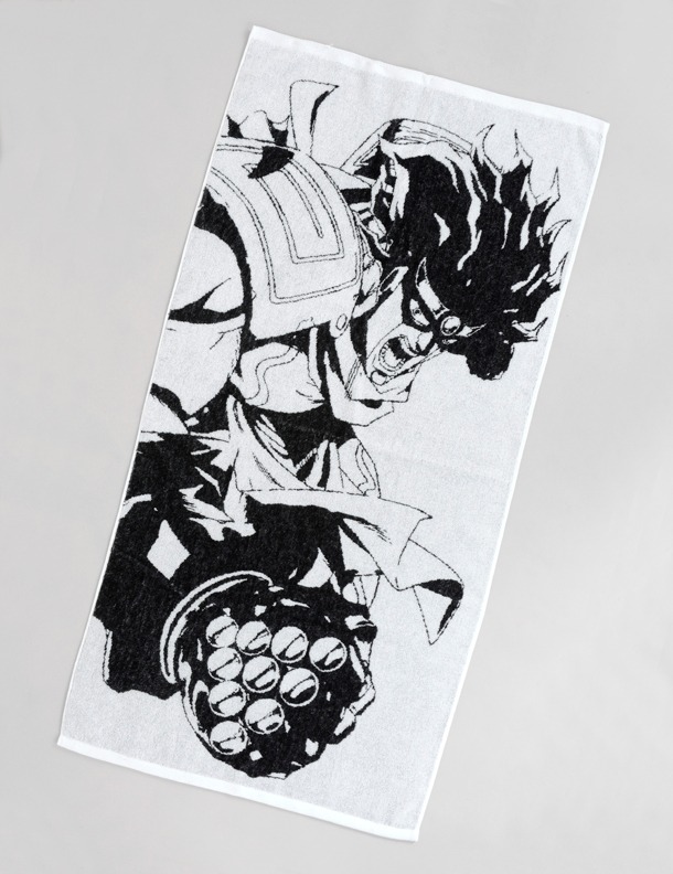 「ジョジョの奇妙な冒険 今治タオル モノトーン」(c)荒木飛呂彦&LUCKY LAND COMMUNICATIONS/集英社・ジョジョの奇妙な冒険SC製作委員会