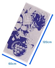 「ジョジョの奇妙な冒険 今治タオル」サイズの詳細。(c)荒木飛呂彦&LUCKY LAND COMMUNICATIONS/集英社・ジョジョの奇妙な冒険SC製作委員会