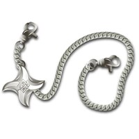 手裏剣をモチーフにしたウォレットチェーン。6300円。