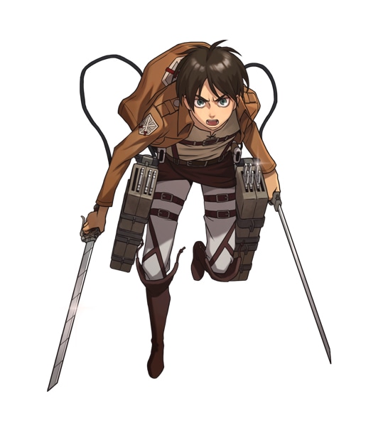 エレン・イェーガーのイメージイラスト。(c)諫山創・講談社／「進撃の巨人」製作委員会 (c)DeNA Co., Ltd.／