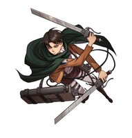 リヴァイのイメージイラスト。(c)諫山創・講談社／「進撃の巨人」製作委員会 (c)DeNA Co., Ltd.／