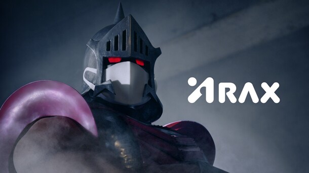 鉄仮面の上から「PITTA MASK」を装着したロビンマスク。