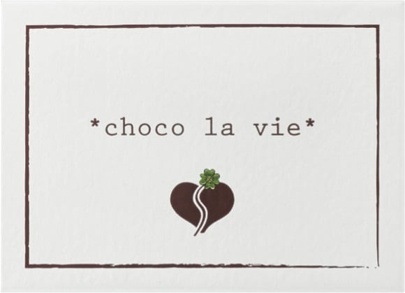 「『失恋ショコラティエ』チョコレートコレクション」外箱のデザイン。