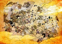 「群青戦記グンジョーセンキ」のカット。