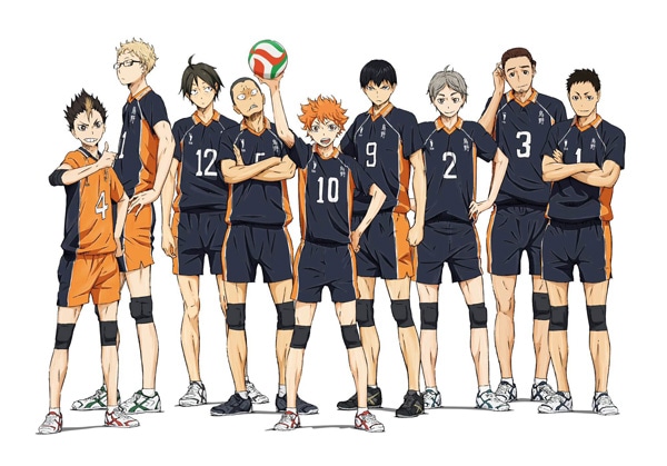 アニメ「ハイキュー!!」キャラクター。 (c) 古舘春一／集英社・「ハイキュー!!」製作委員会