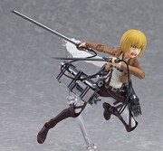 立体機動装置のエフェクトを装着した「figma アルミン・アルレルト」(c)諫山創・講談社／「進撃の巨人」製作委員会