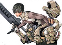 「All You Need Is Kill」のカット。(c)桜坂洋・竹内良輔・安倍吉俊・小畑健／集英社