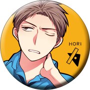 「月刊少女野崎くん」カプセルトイ（缶バッジ）のうちの1種。 (c)Izumi Tsubaki/SQUARE ENIX